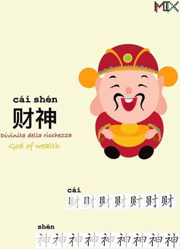 MIX card 财神 cáishén