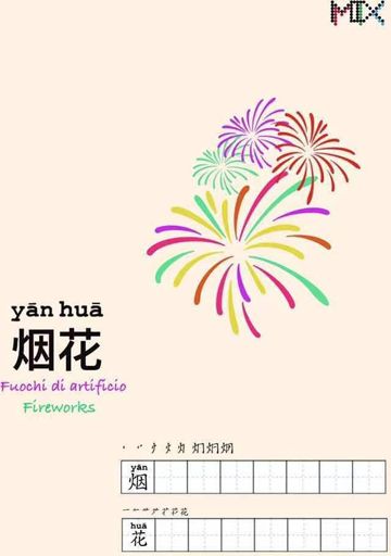 MIX card 烟花 yānhuā